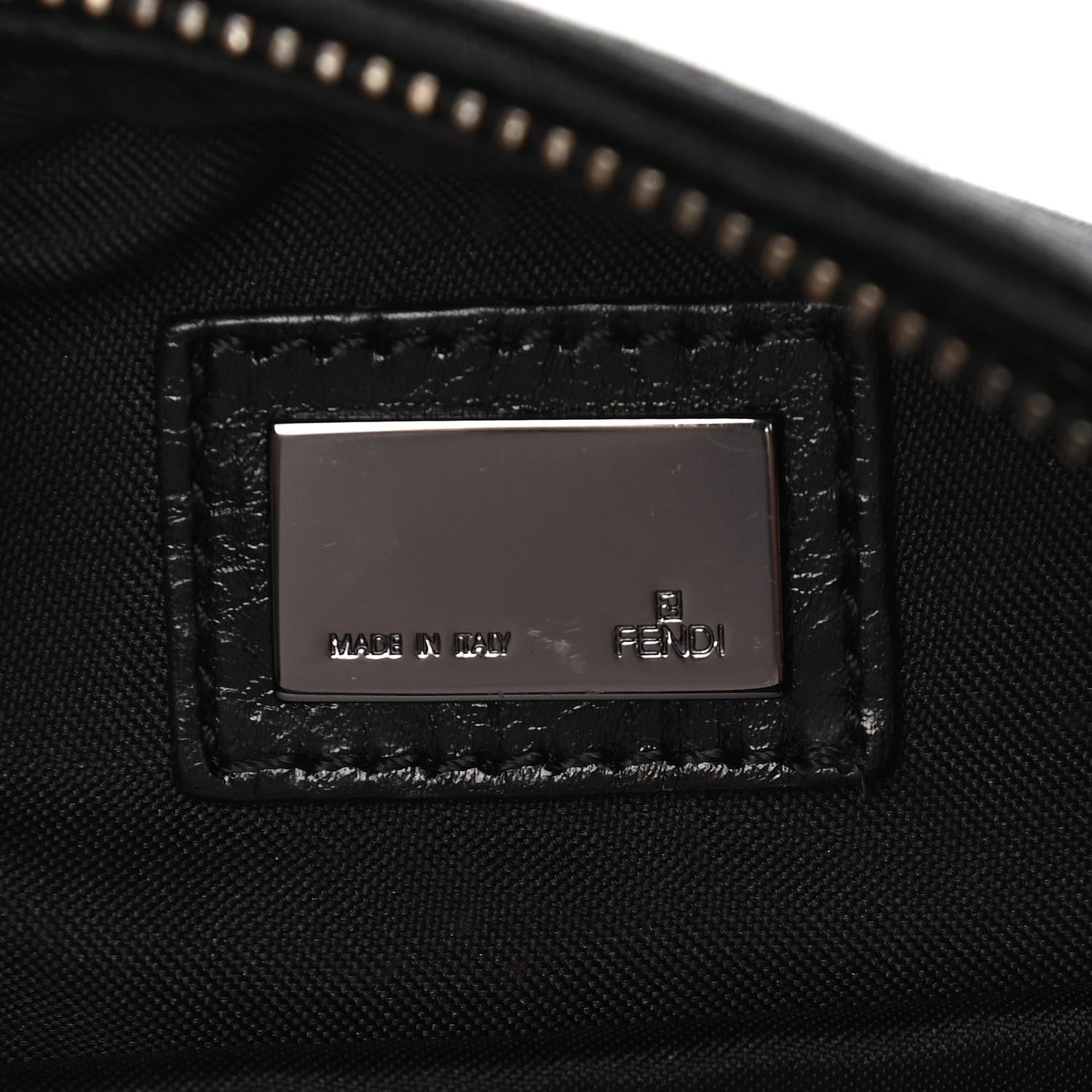 Fendi Zucchino Vitello Pochette Black 6 of 8