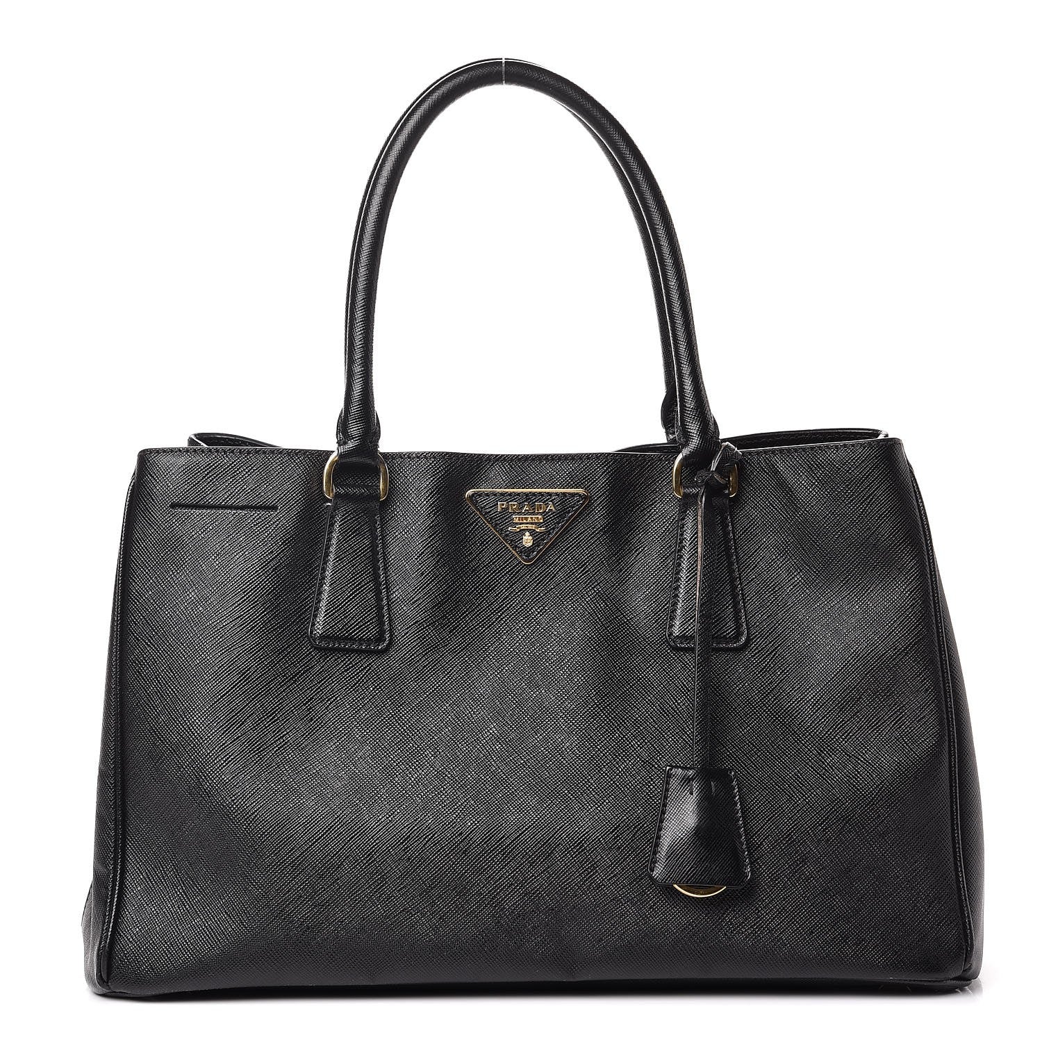 Prada Saffiano Lux Medium Tote Nero Black 1 of 12