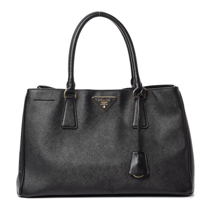 Prada Saffiano Lux Medium Tote Nero Black 1 of 12