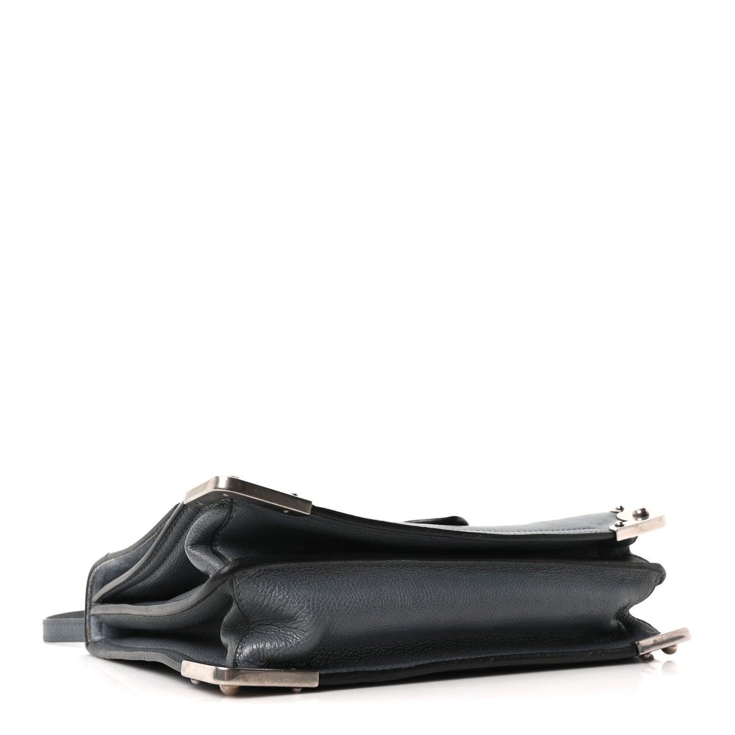 Glace Calf Soft Cahier Bag Marine Astrale