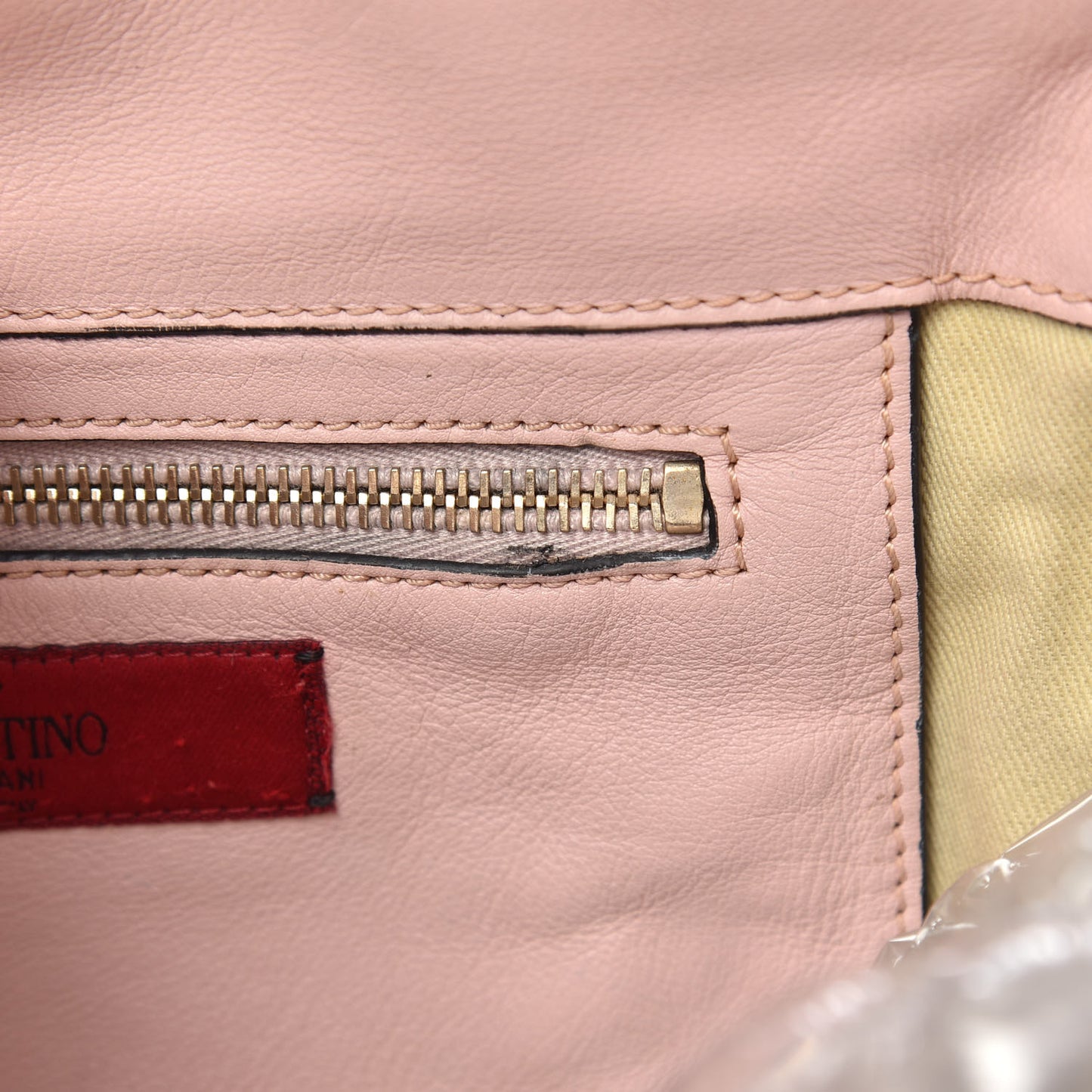 Vitello Small Rockstud Tote Pink