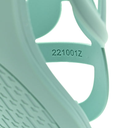 Hermes Rubber Womens Egerie Sandals 37 Vert Embrun 6 of 9