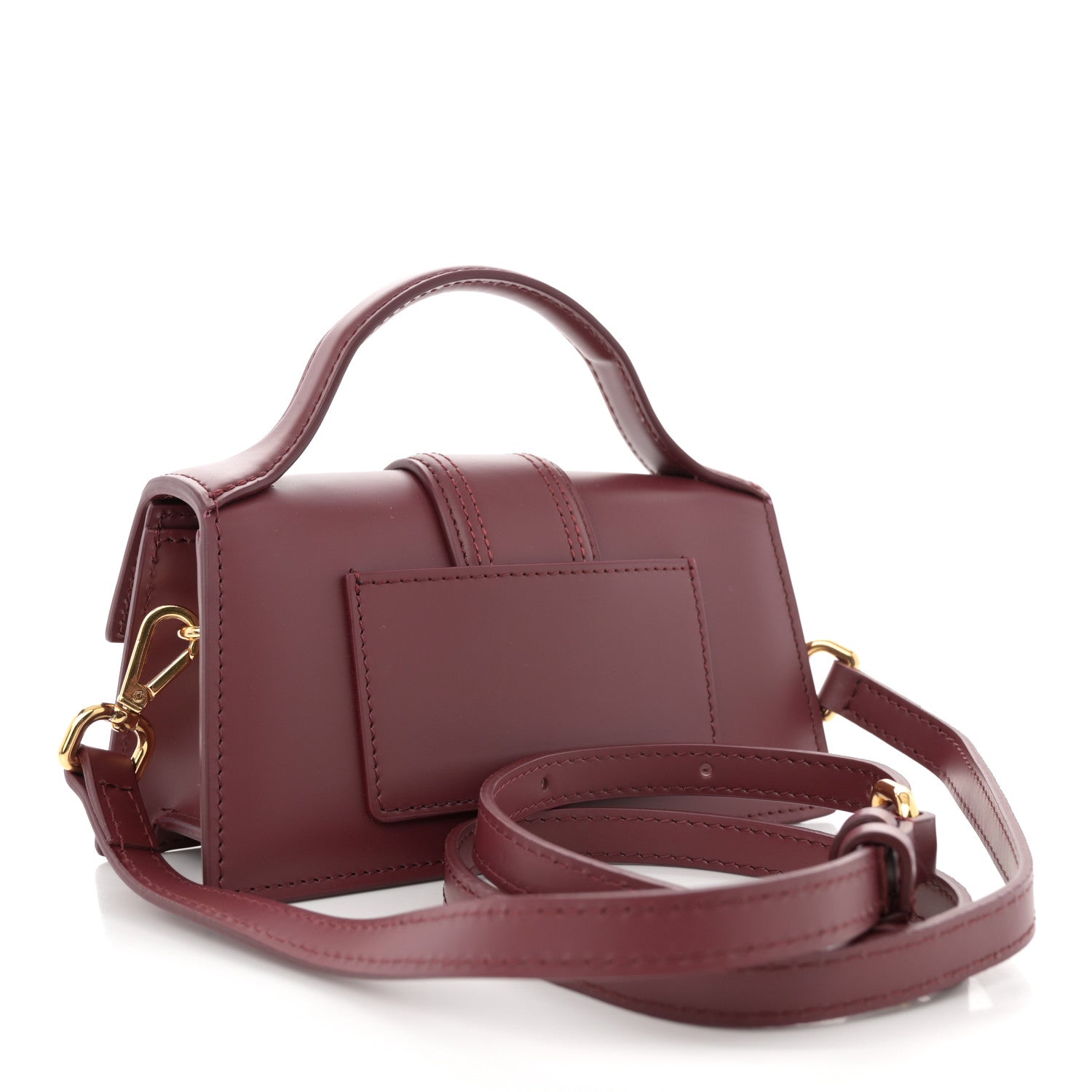 Jacquemus Smooth Calfskin Le Bambino Dark Burgundy 3 of 10