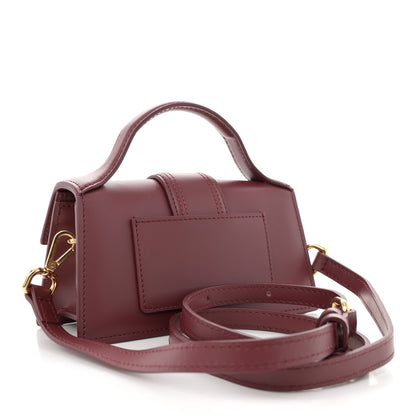 Jacquemus Smooth Calfskin Le Bambino Dark Burgundy 3 of 10