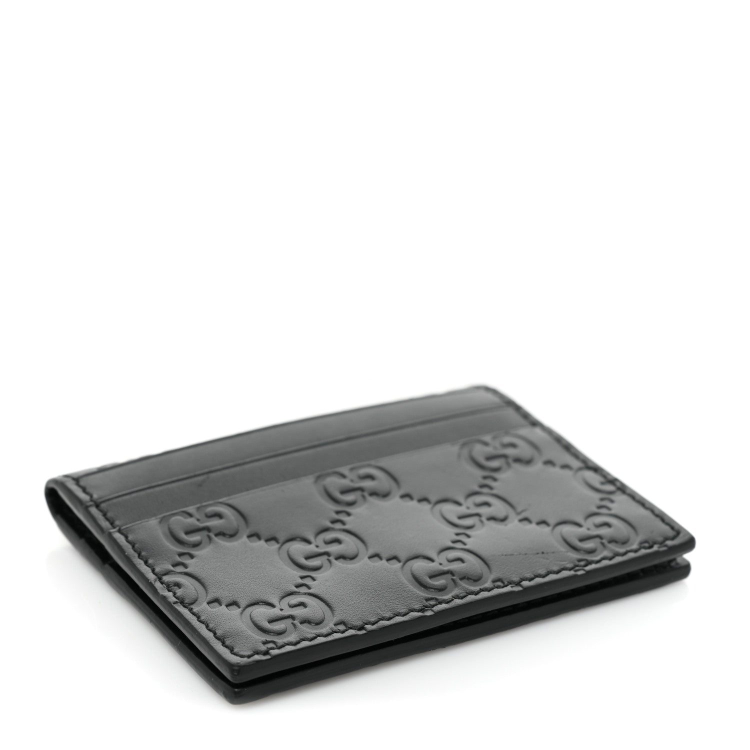 Gucci Guccissima Card Holder Black 4 of 8