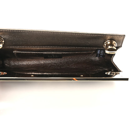 Gucci Calfskin Britt Clutch Pewter 5 of 7