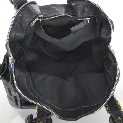 Chloe Leather Paddington Tote Black 6 of 7