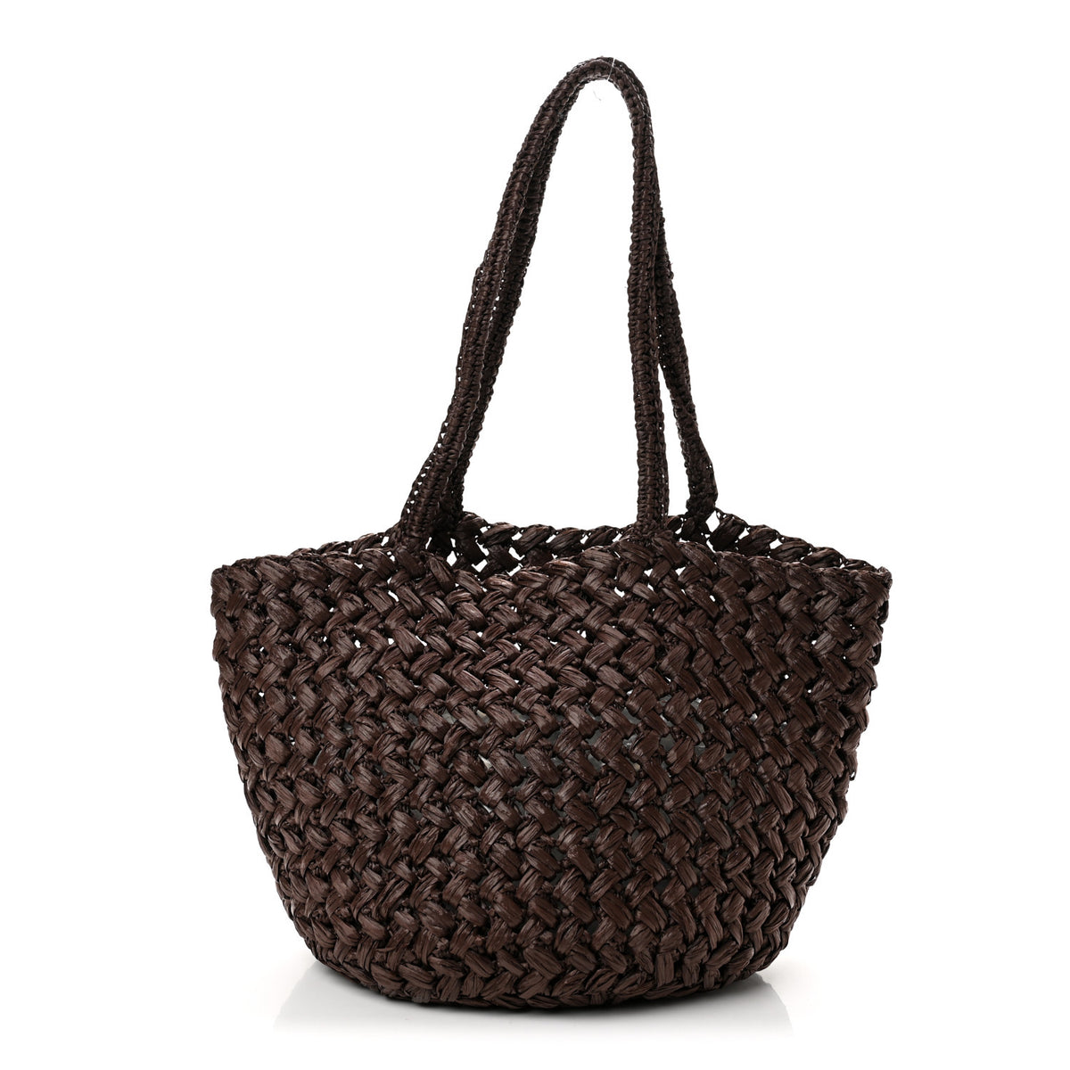 Raffia Estelle Two Bag Espresso