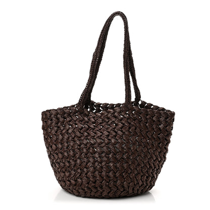 The Row Raffia Estelle Two Bag Espresso 1 of 10