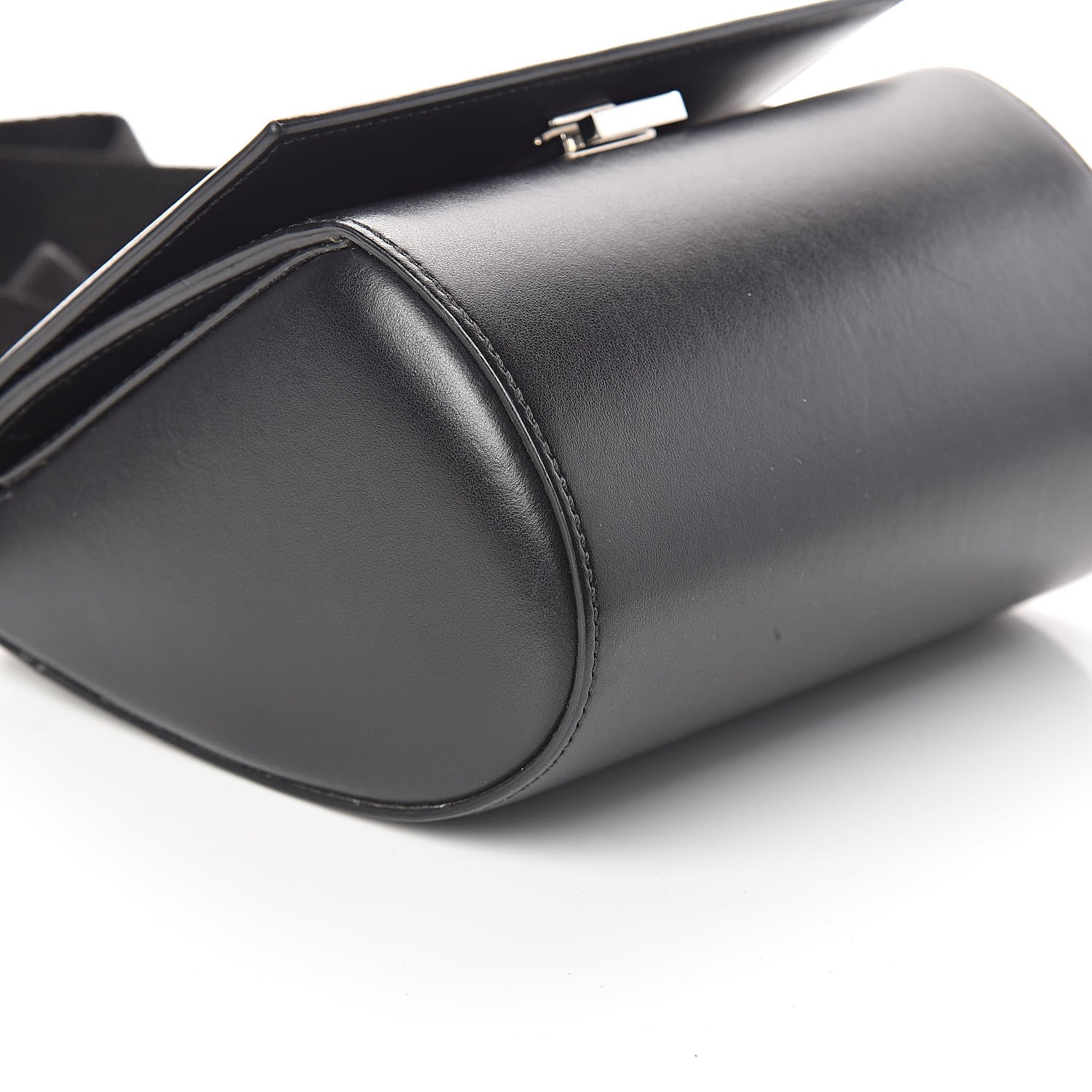 Givenchy Calfskin Mini Pandora Box Logo Strap Crossbody Bag Black 9 of 10