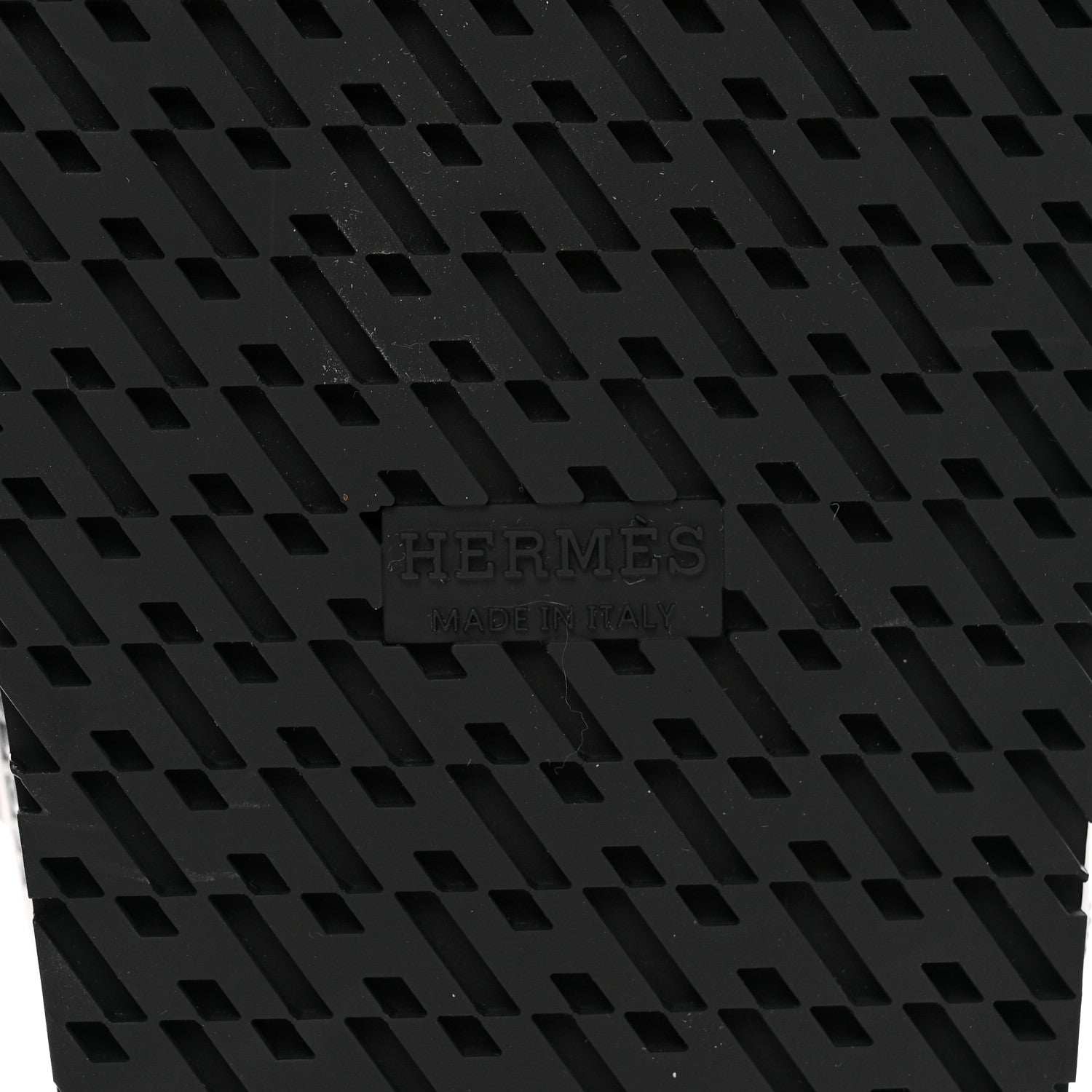 Hermes Calfskin Womens Chypre Sandals 39.5 Black 6 of 9