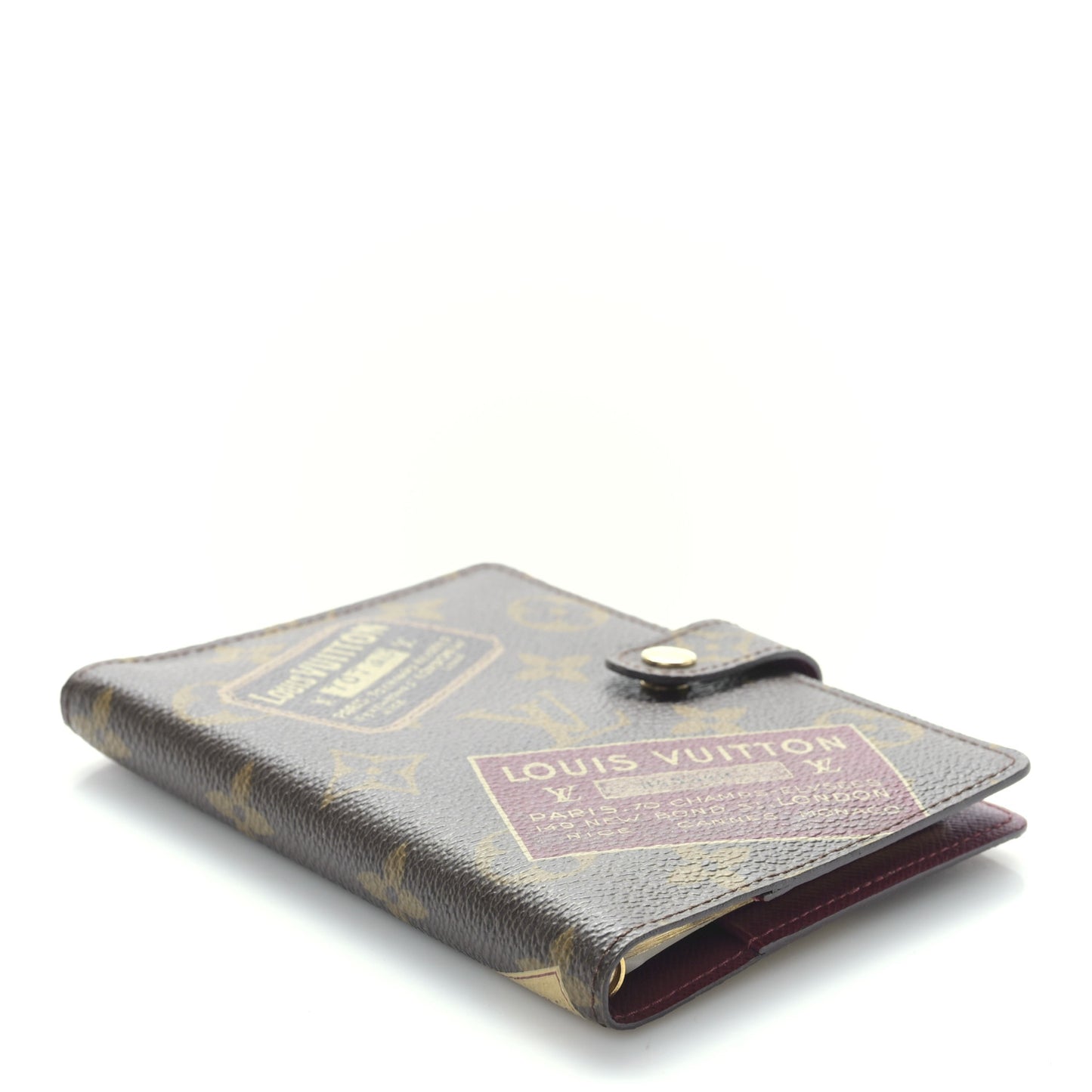 Monogram Labels Small Ring Agenda Cover