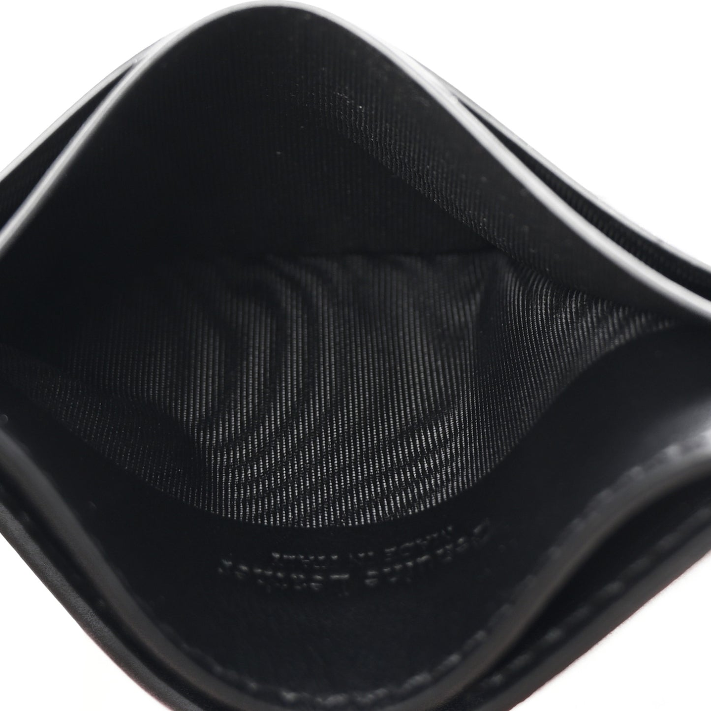 Calfskin For Cards Card Holder Black