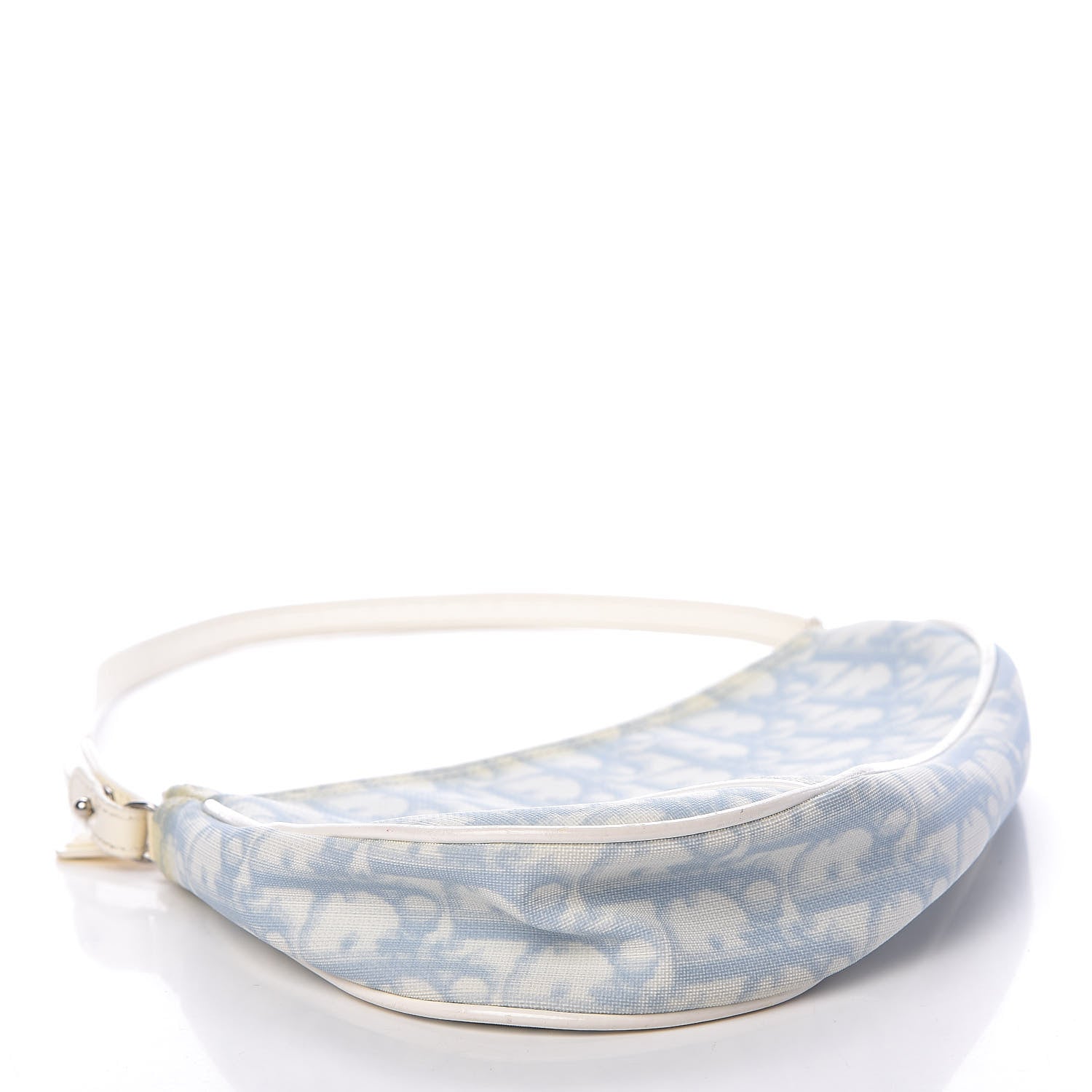 Christian Dior Monogram Mini Saddle Pochette Blue 4 of 13