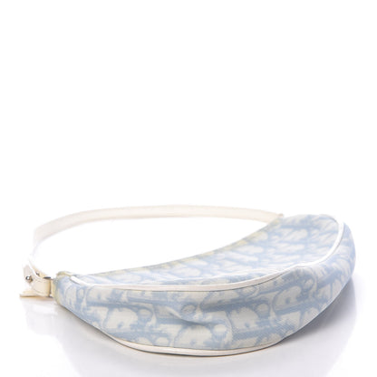 Christian Dior Monogram Mini Saddle Pochette Blue 4 of 13