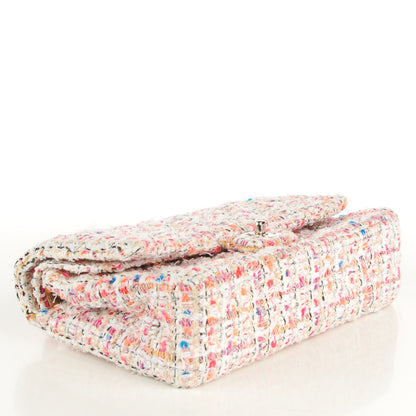 Chanel Tweed Quilted Medium Fantasy Sequin Double Flap Multicolor 4 of 8