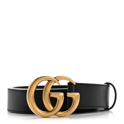 Gucci Calfskin Double G Belt 75 30 Black 1 of 6