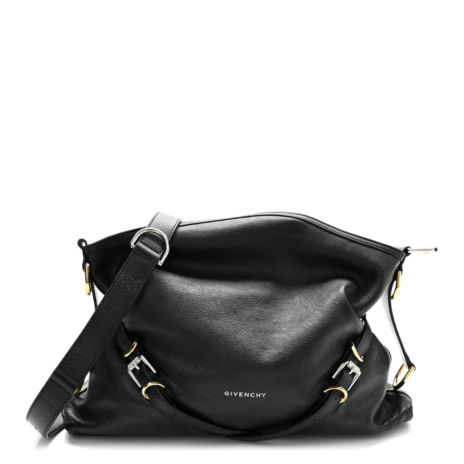 Givenchy Calfskin Medium Voyou Bag Black 1 of 10