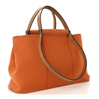 Hermes Toile Cabag 39 Orange 3 of 10