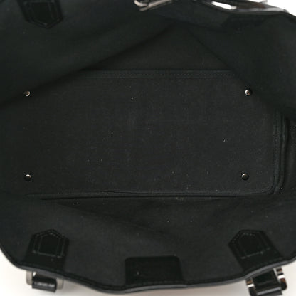 Burberry Patent Supernova Check Small Stanton Tote Black 5 of 9
