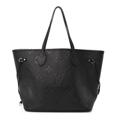 Louis Vuitton Empreinte Monogram Giant Neverfull MM Black 3 of 11