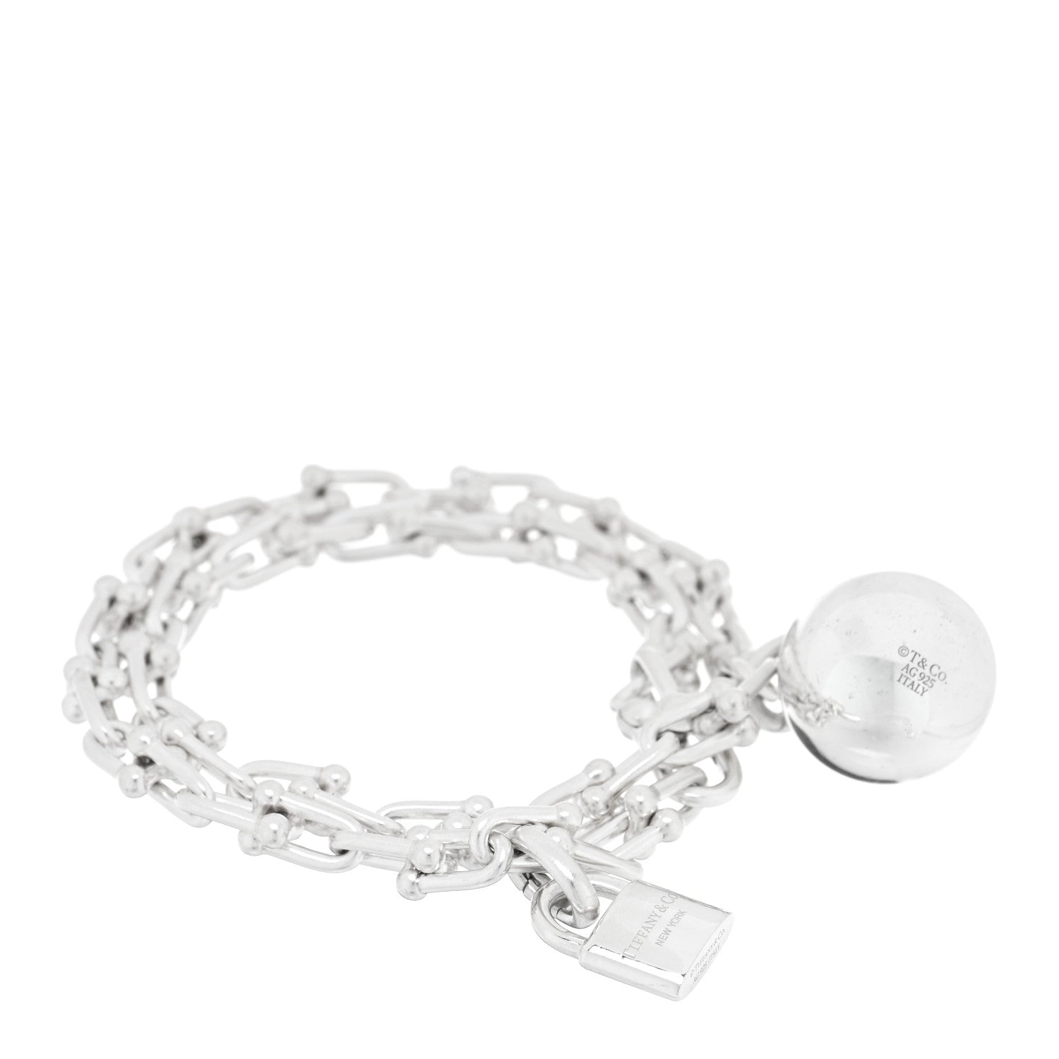 Tiffany Sterling Silver HardWear Wrap Bracelet 1 of 4