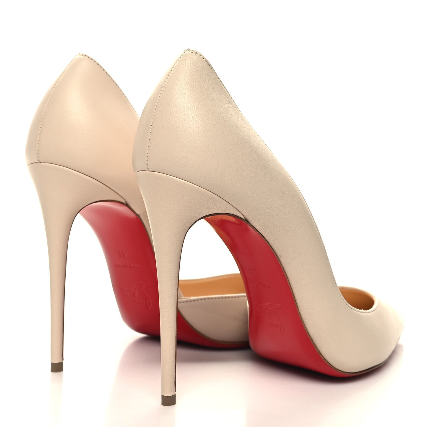 Shiny Nappa Iriza 100 Pumps 41 Nude