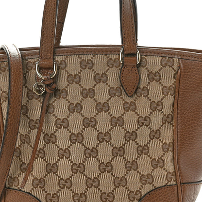 Gucci Monogram Small Bree Tote Beige Tabacco 8 of 10