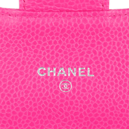 Chanel Caviar Quilted Small Flap Wallet Pink 5 of 7