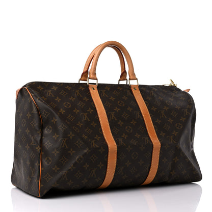 Louis Vuitton Monogram Keepall 50 3 of 17