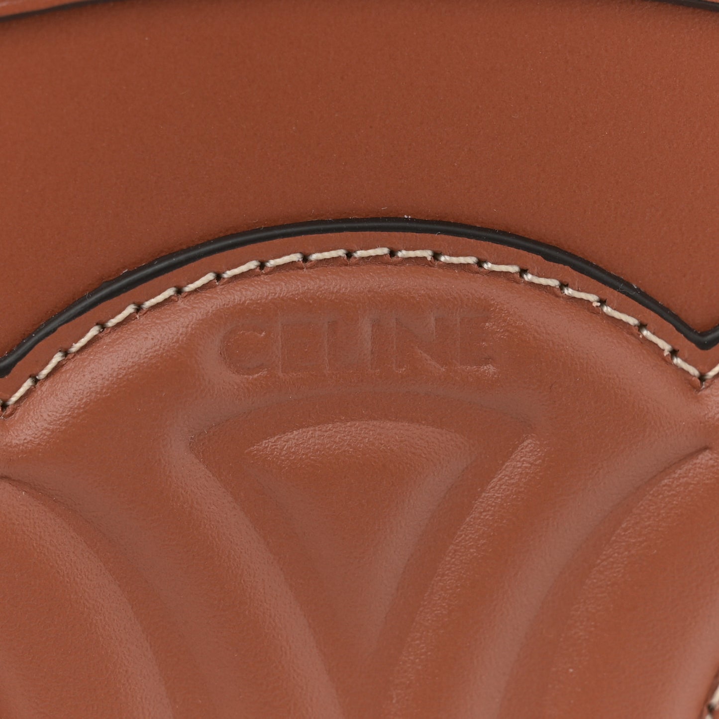 Smooth Calfskin Cuir Triomphe Oval Bag Tan