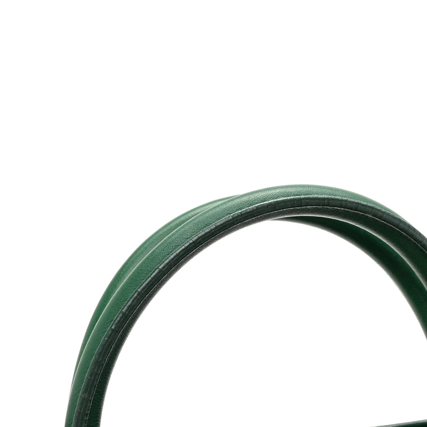 Grained Calfskin Diorever Flap Green
