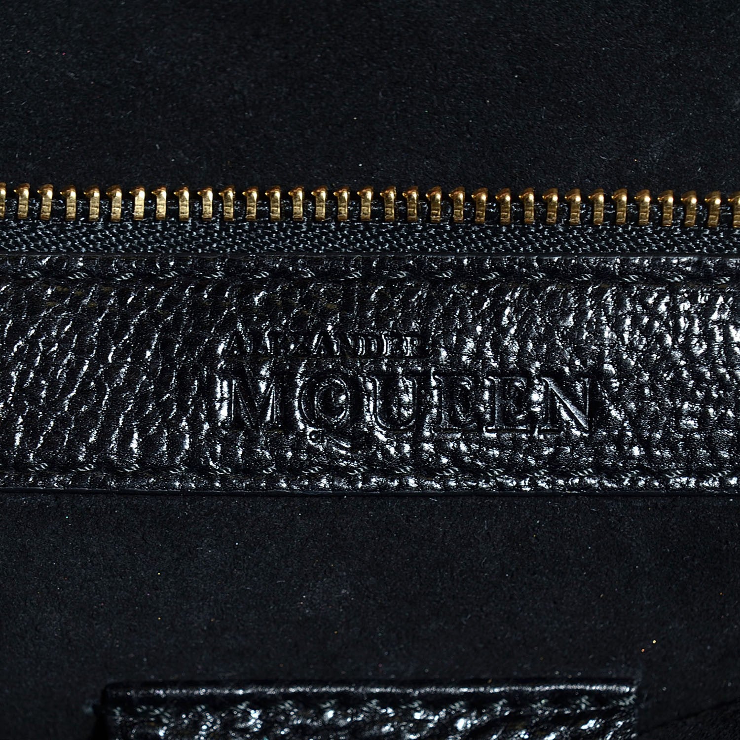 Alexander McQueen Grained Calfskin Small Heroine Black 6 of 8