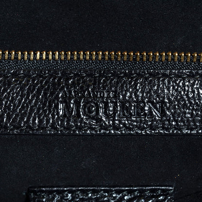 Alexander McQueen Grained Calfskin Small Heroine Black 6 of 8