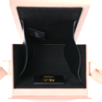 Fendi Vitello Fluffy Logo Vertical Box Rosa Quarzo Black 5 of 11