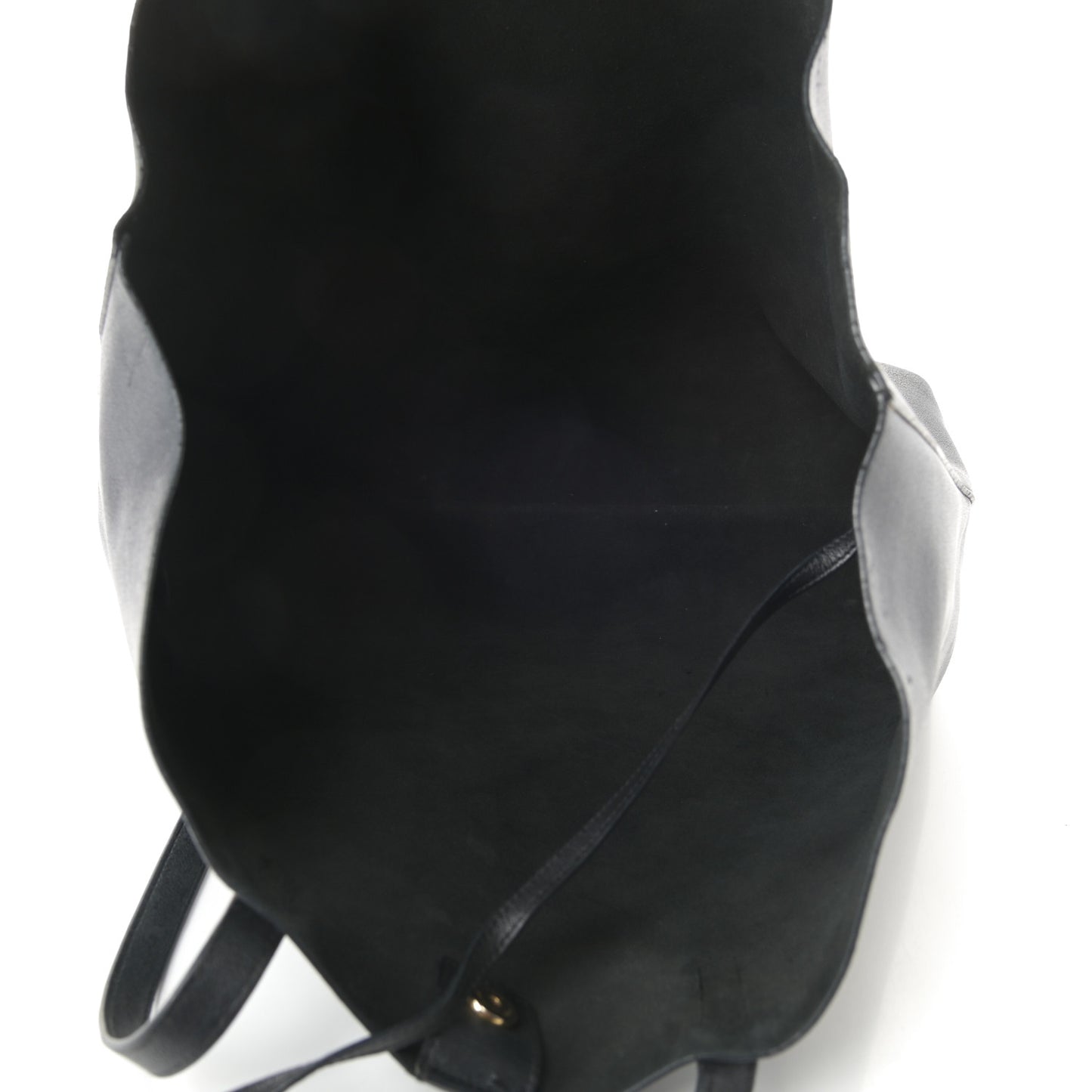Calfskin Large Shopping Tote Black