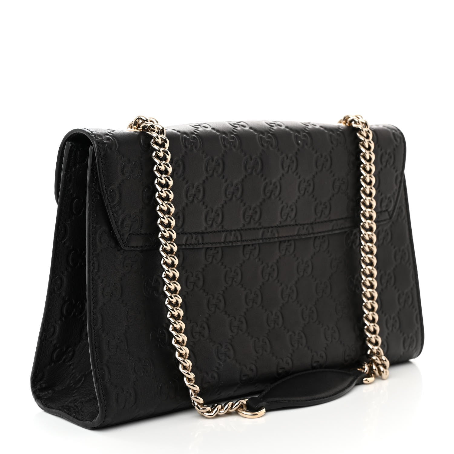 Gucci Microguccissima Medium Emily Chain Shoulder Bag Black 3 of 12
