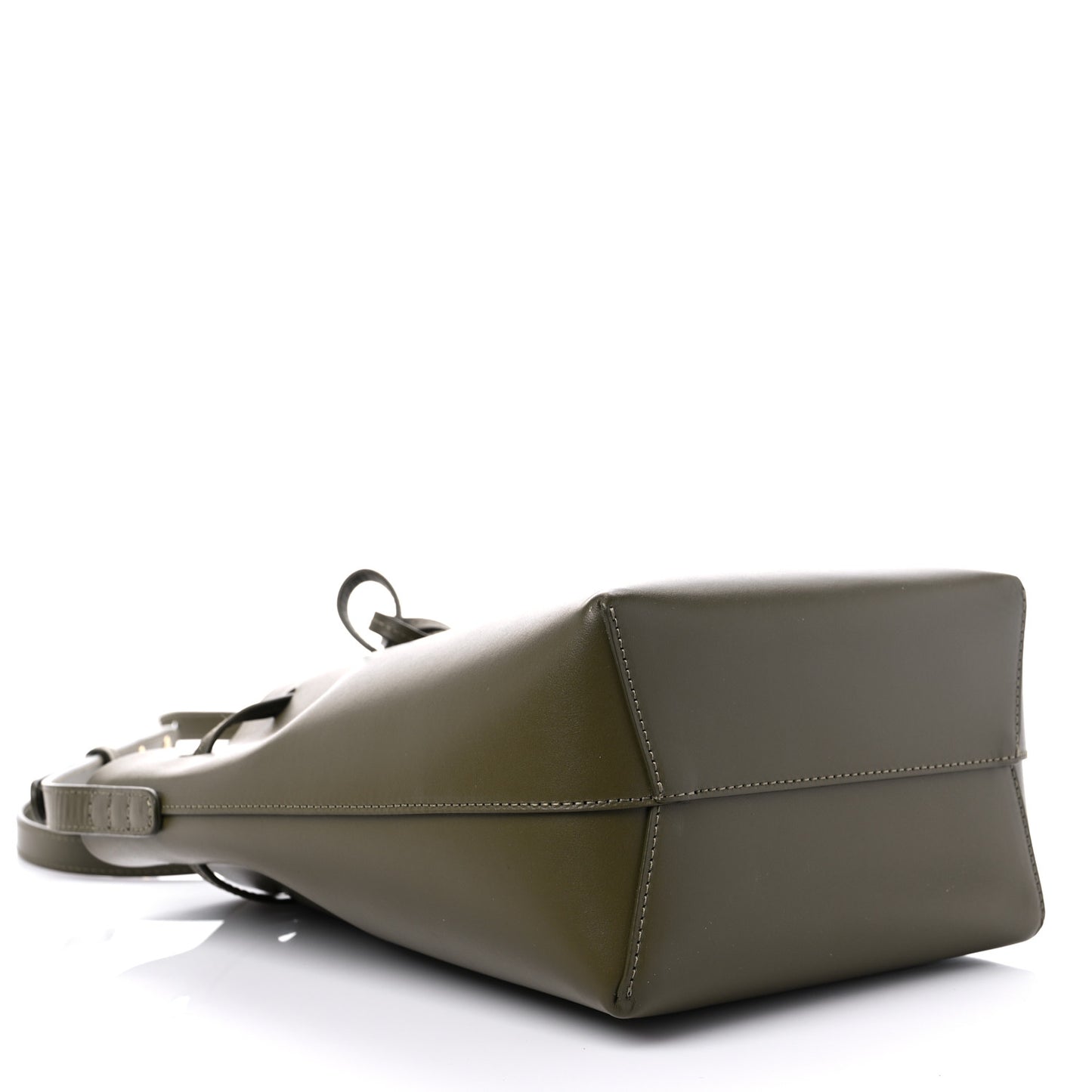 Calfskin Mini Bucket Bag Olive
