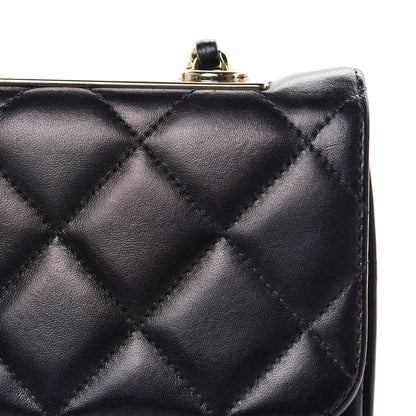 Chanel Lambskin Quilted Medium Trendy CC Flap Black 10 of 16