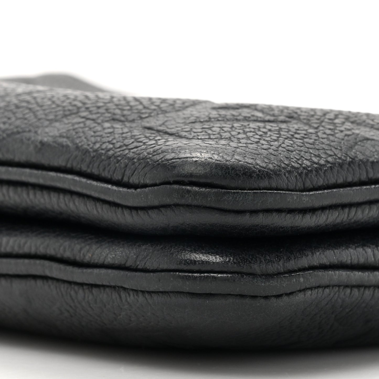 Empreinte Double Zip Pochette Black
