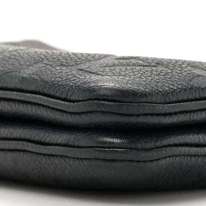 Louis Vuitton Empreinte Double Zip Pochette Black 10 of 18