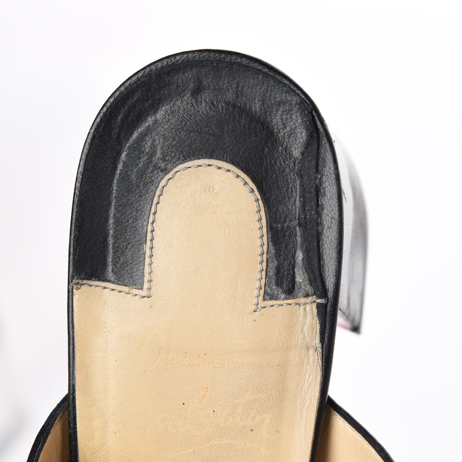 Christian Louboutin Nappa Myriadiam 55 Slide Sandals 40 Black 8 of 14