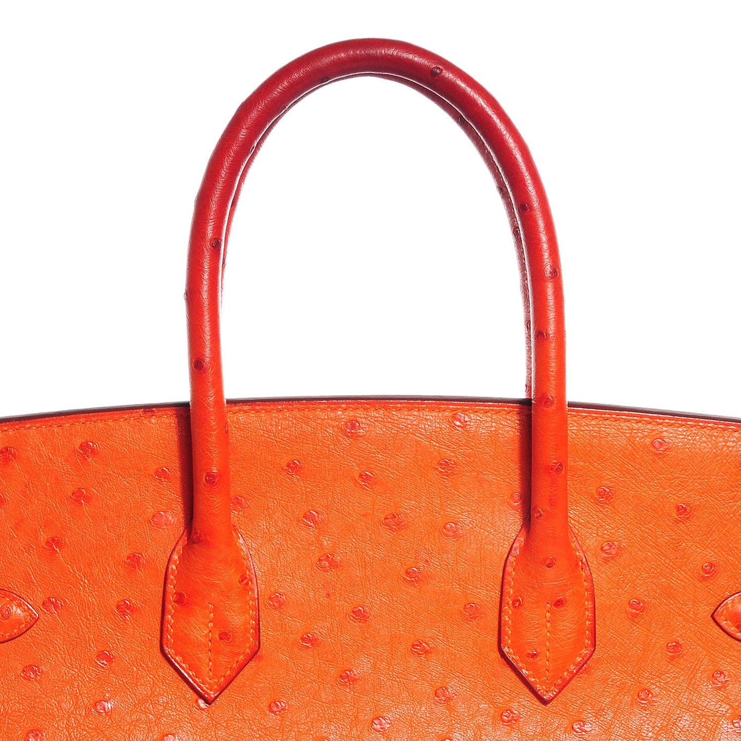 Ostrich Birkin 35 Orange
