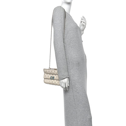 Valentino Garavani Nappa Small Rockstud Spike Shoulder Bag Light Ivory 2 of 9