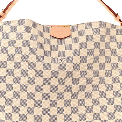 Louis Vuitton Damier Azur Graceful MM Rose Ballerine 7 of 9