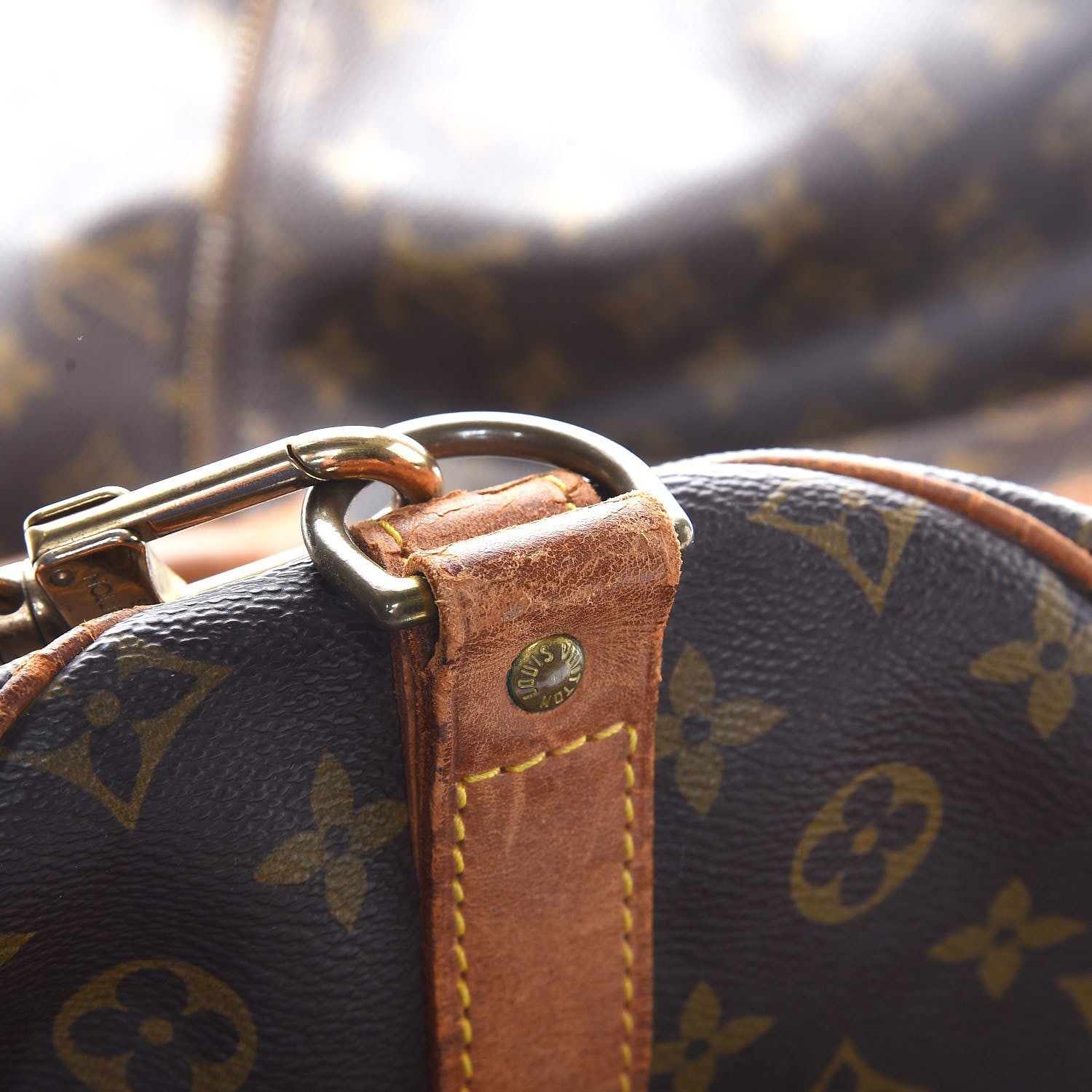 Louis Vuitton Monogram Keepall Bandouliere 55 10 of 12
