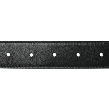 Gucci Plutone Calfskin Double G 30mm Belt 95 38 Black 3 of 6