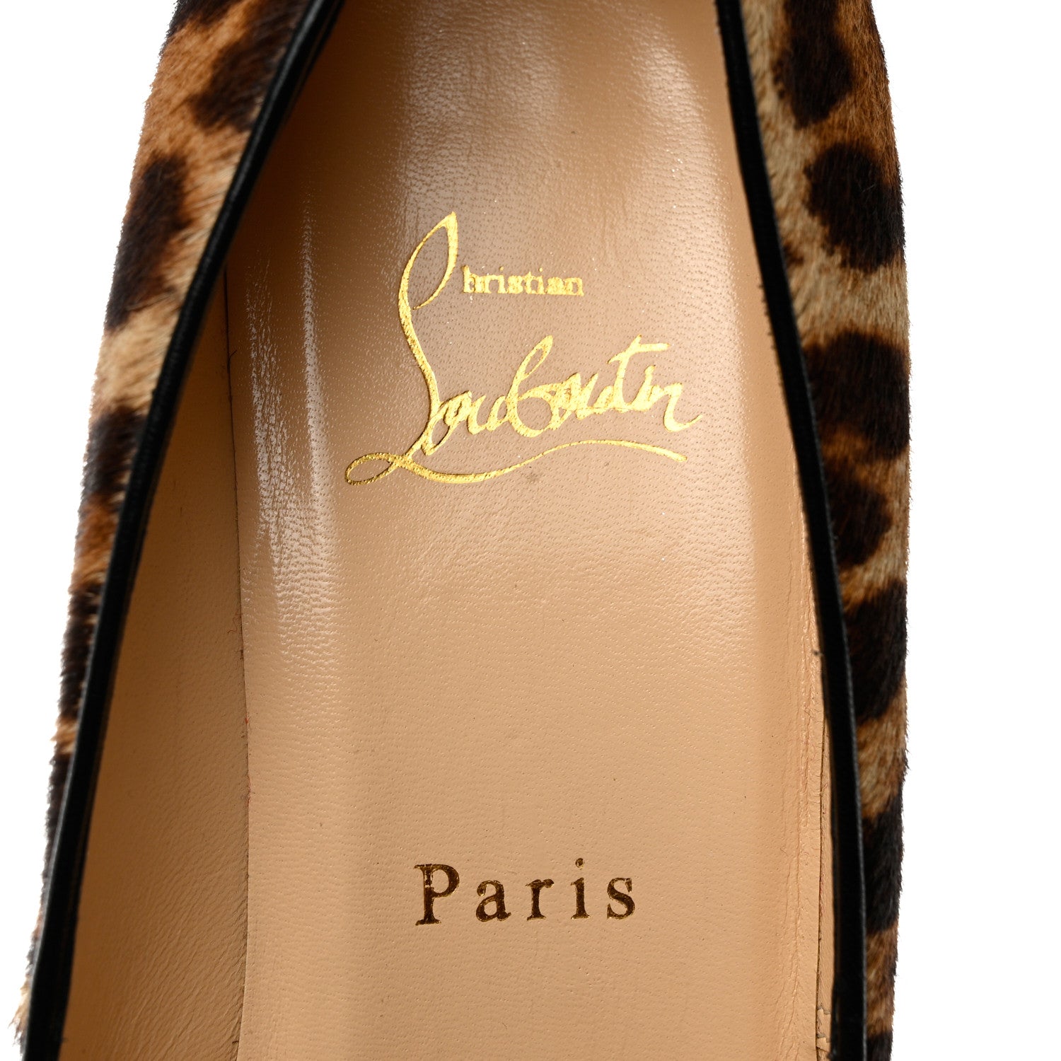 Christian Louboutin Pony Hair Geo Spike Leopard Pumps 40 6 of 7