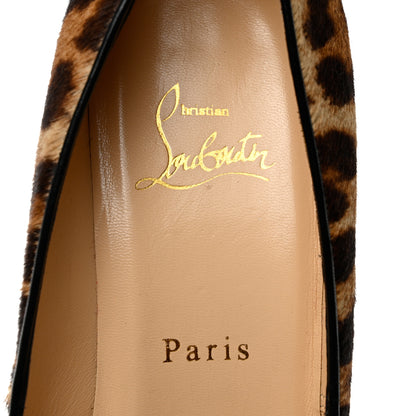 Christian Louboutin Pony Hair Geo Spike Leopard Pumps 40 6 of 7