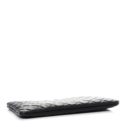 Chanel Caviar Quilted Medium Cosmetic Case Black 4 of 8